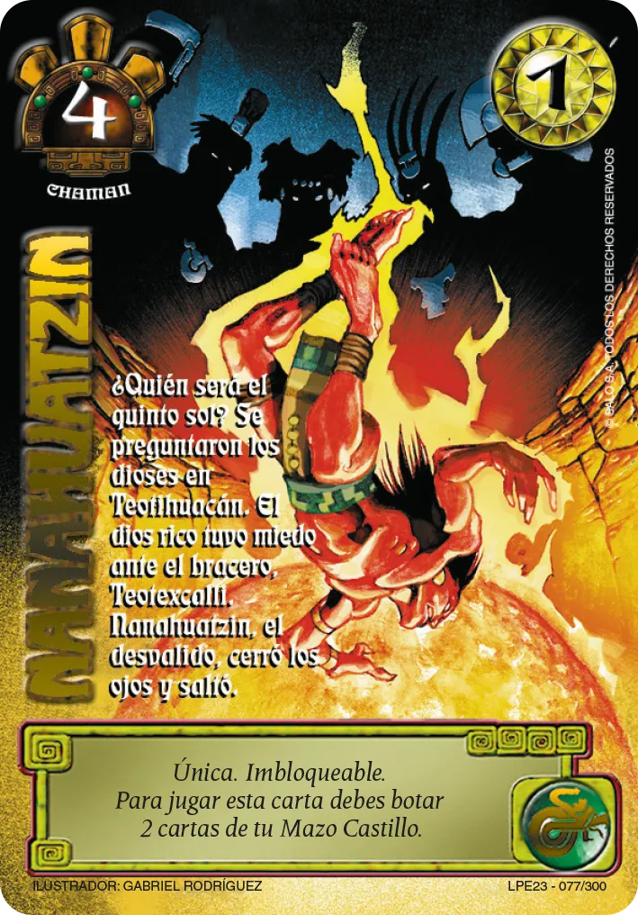 Nanahuatzin — Leyendas 3.0