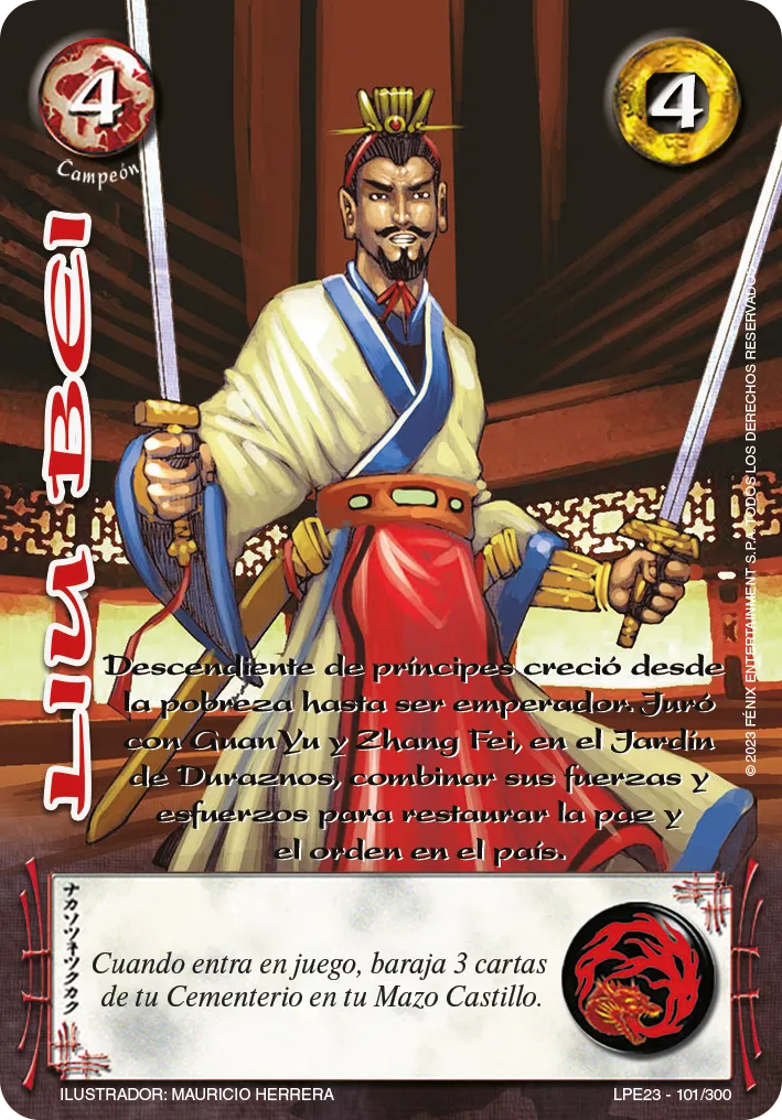 Liu Bei — Leyendas 3.0