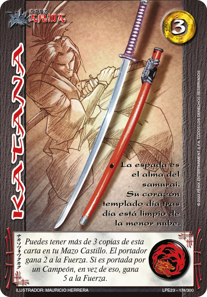 Katana — Leyendas 3.0