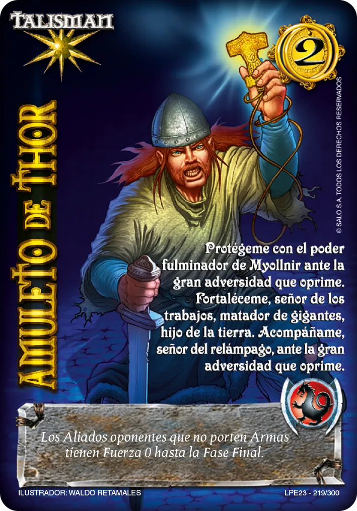 Amuleto de Thor — Leyendas 3.0