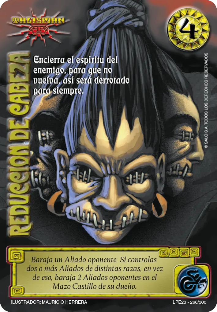 Reduccion de Cabeza — Leyendas 3.0