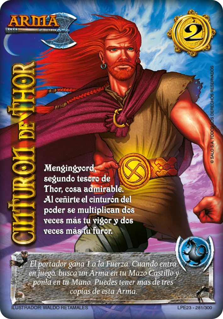 Cinturon de Thor — Leyendas 3.0