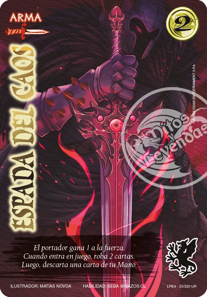Espada del Caos — Leyendas 4.0