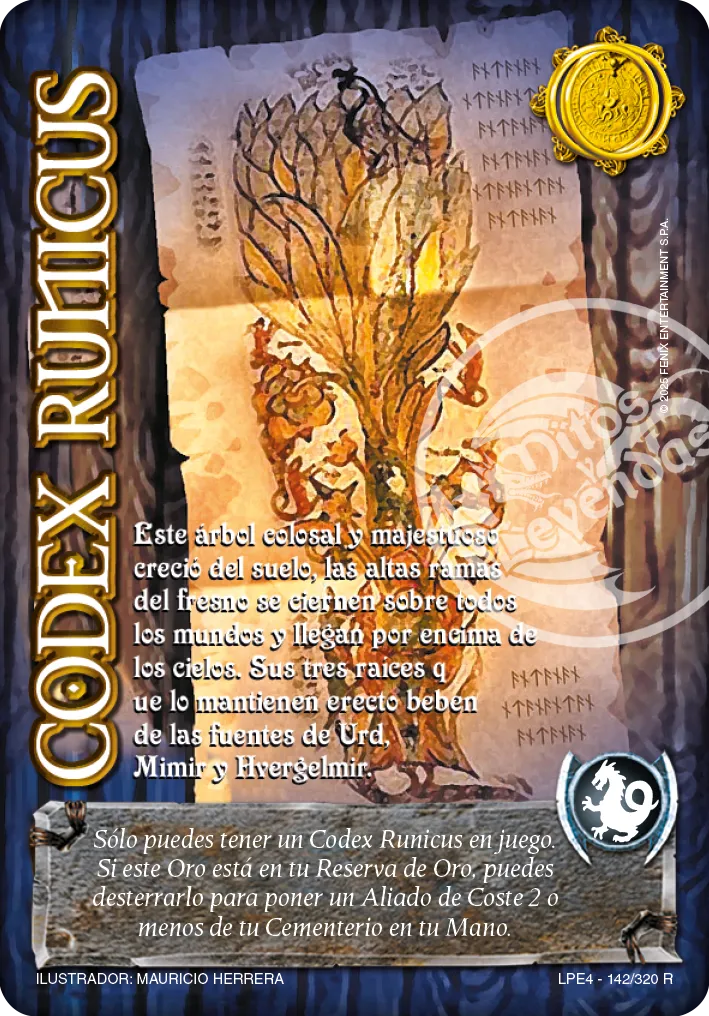 Codex Runicus — Leyendas 4.0