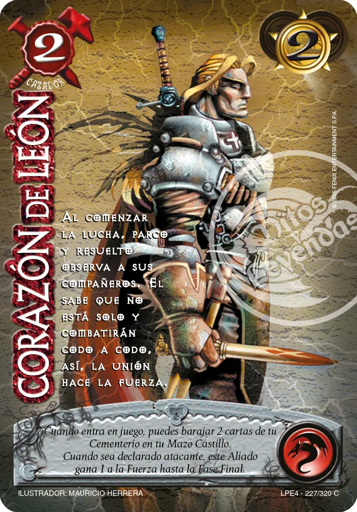 Corazon de Leon — Leyendas 4.0