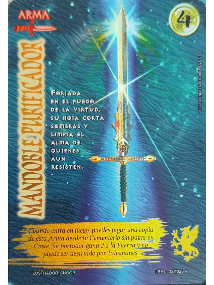 Mandoble Purificador — Leyendas 4.0