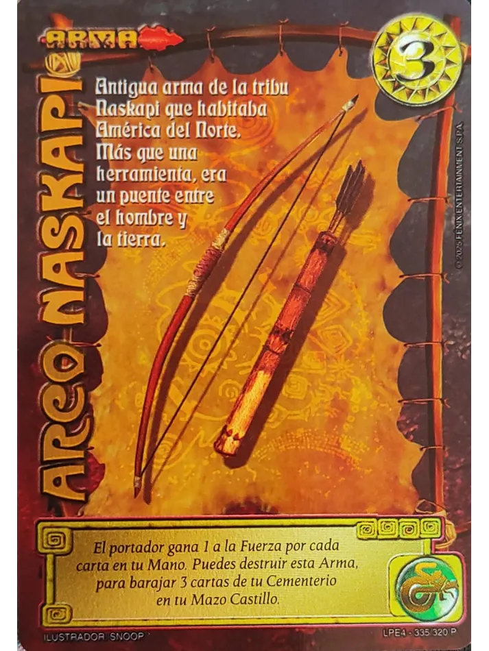 Arco Naskapi — Leyendas 4.0
