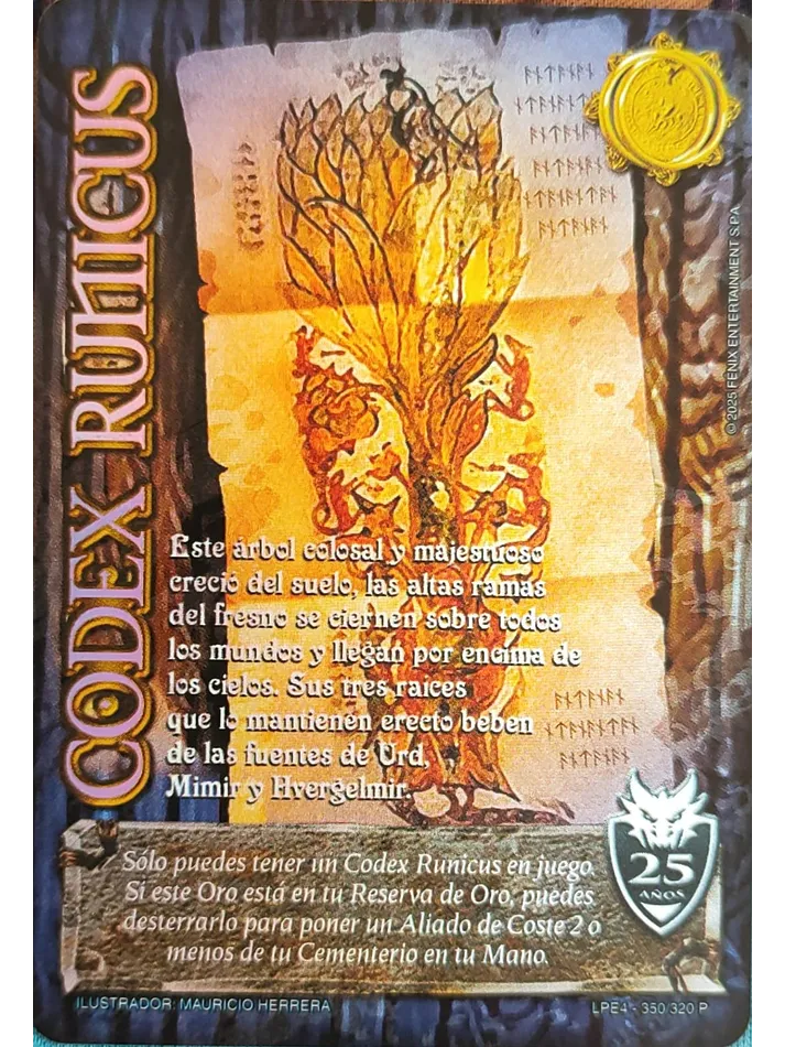 Codex Runicus — Leyendas 4.0