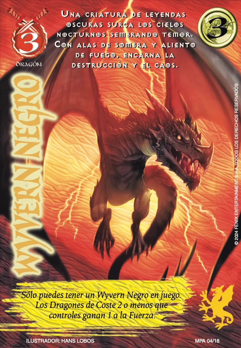 Wyvern Negro — MP - Leyendas de Avalon
