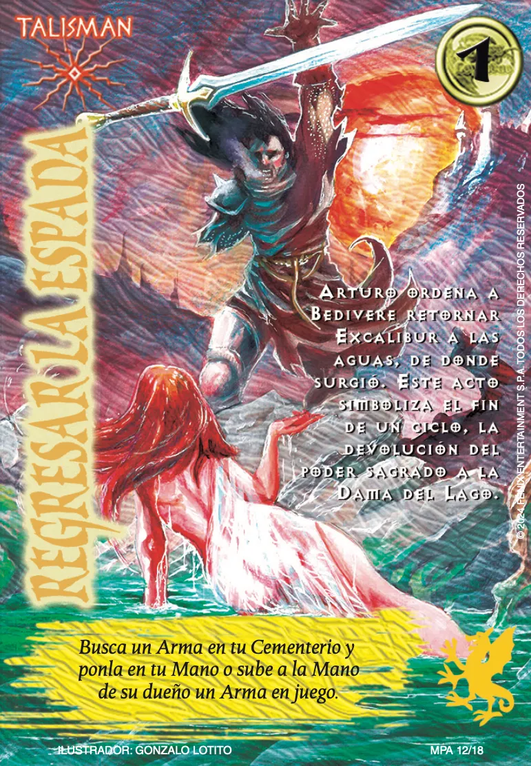 Regresar la espada — MP - Leyendas de Avalon