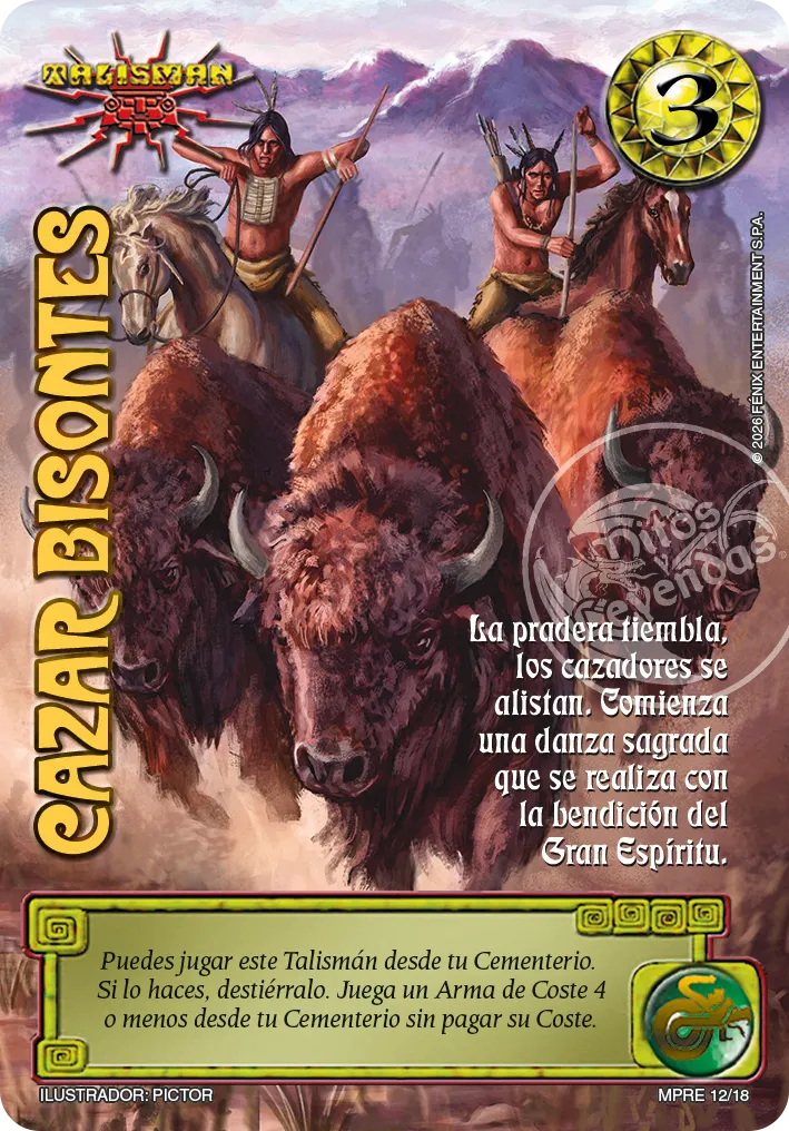 Cazar bisontes — MP - Nube Roja