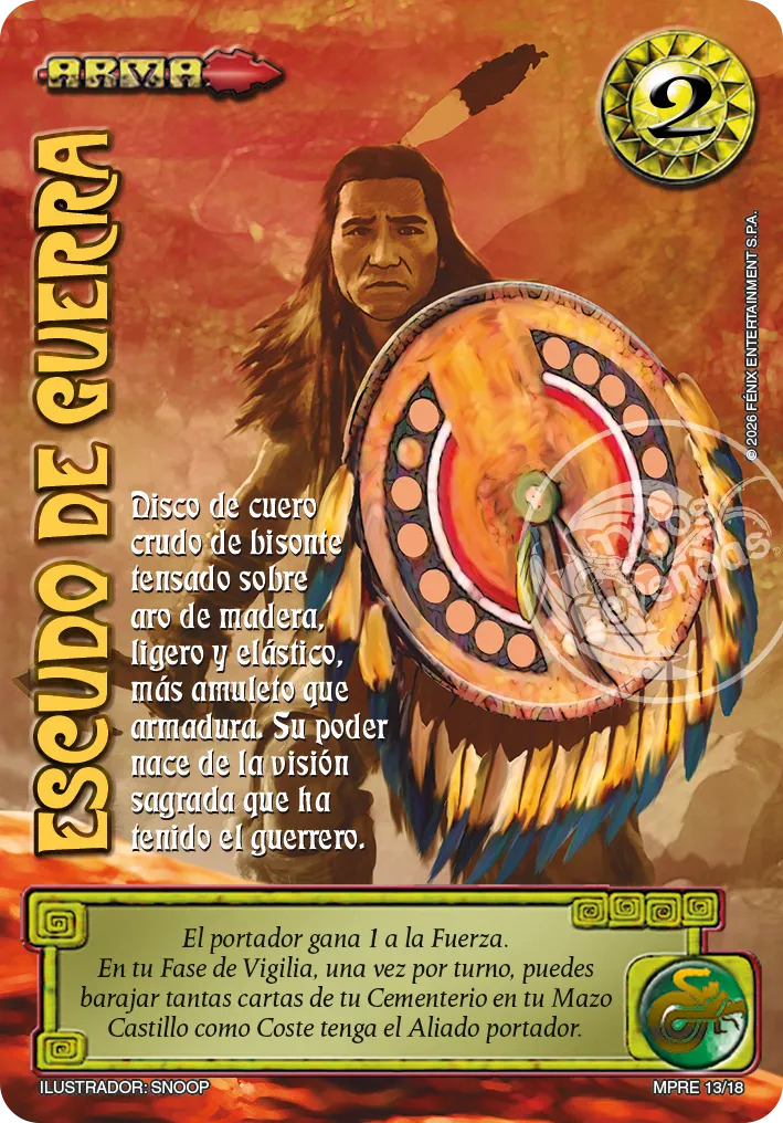 Escudo de guerra — MP - Nube Roja