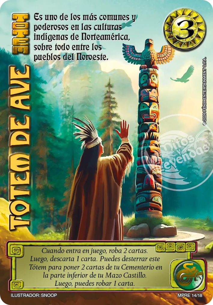 Totem de ave — MP - Nube Roja